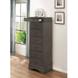  Mayville Lingerie Chest - Hidden Drawer - Stained Grey
